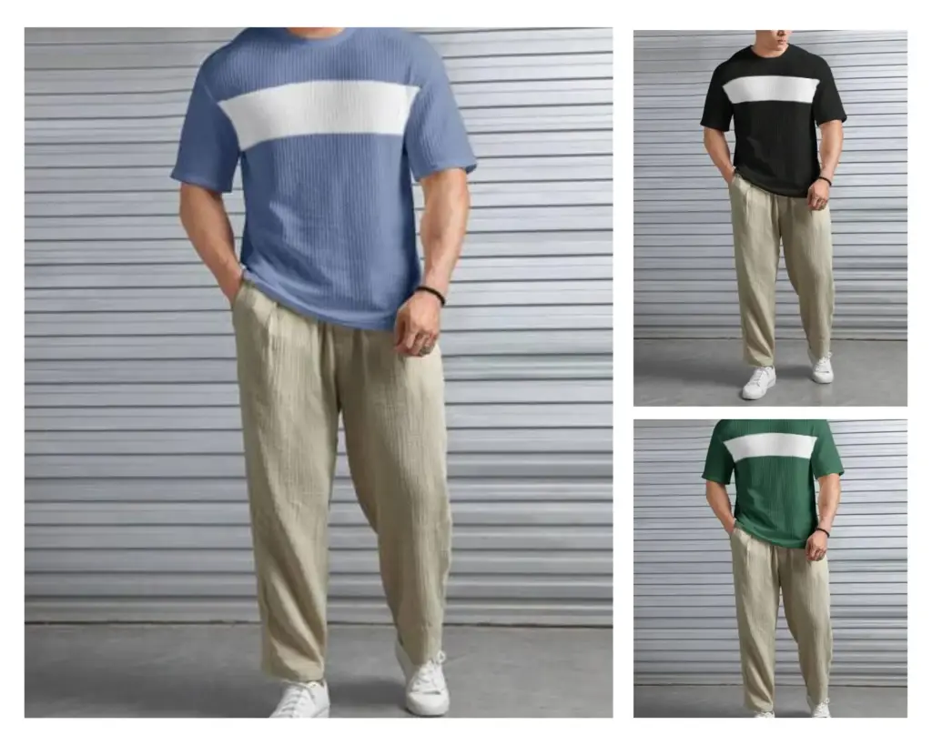 Combo Waffle Stripe T-shirt