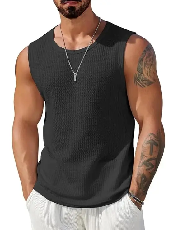 Men's Waffle Vest