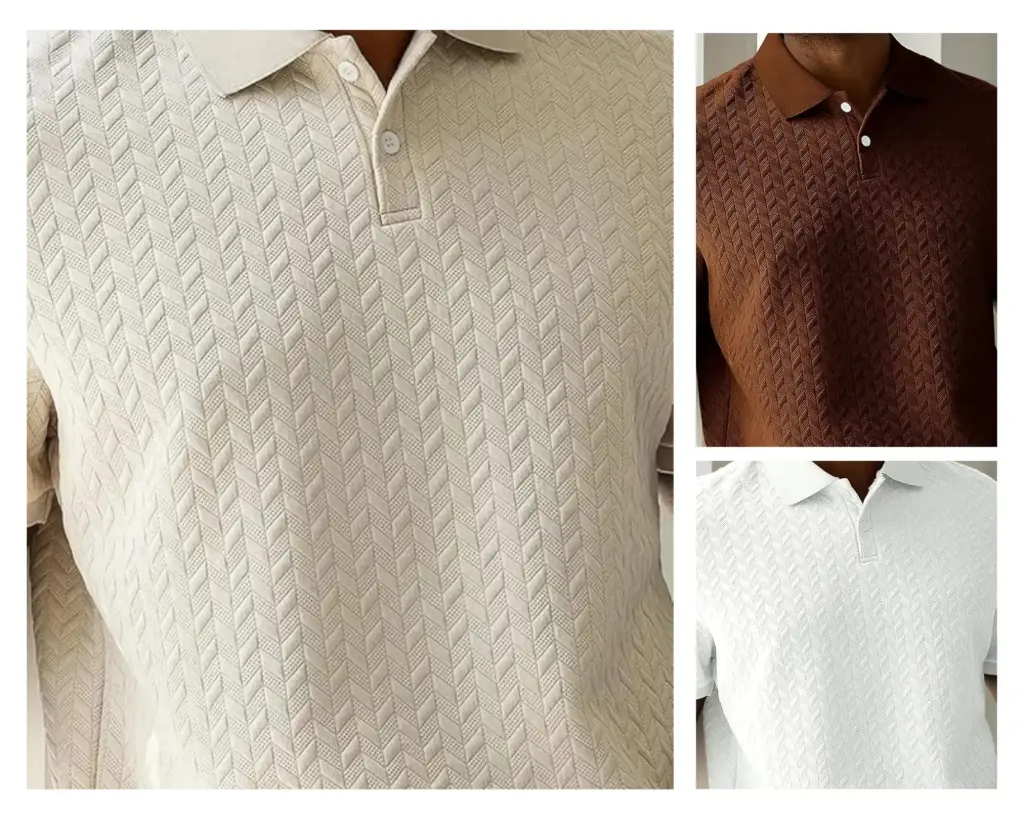 Combo-Polo T-Shirt- JACQUARD