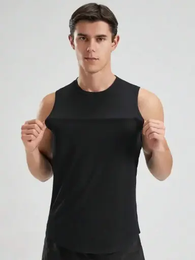 Men's Solid-Vest